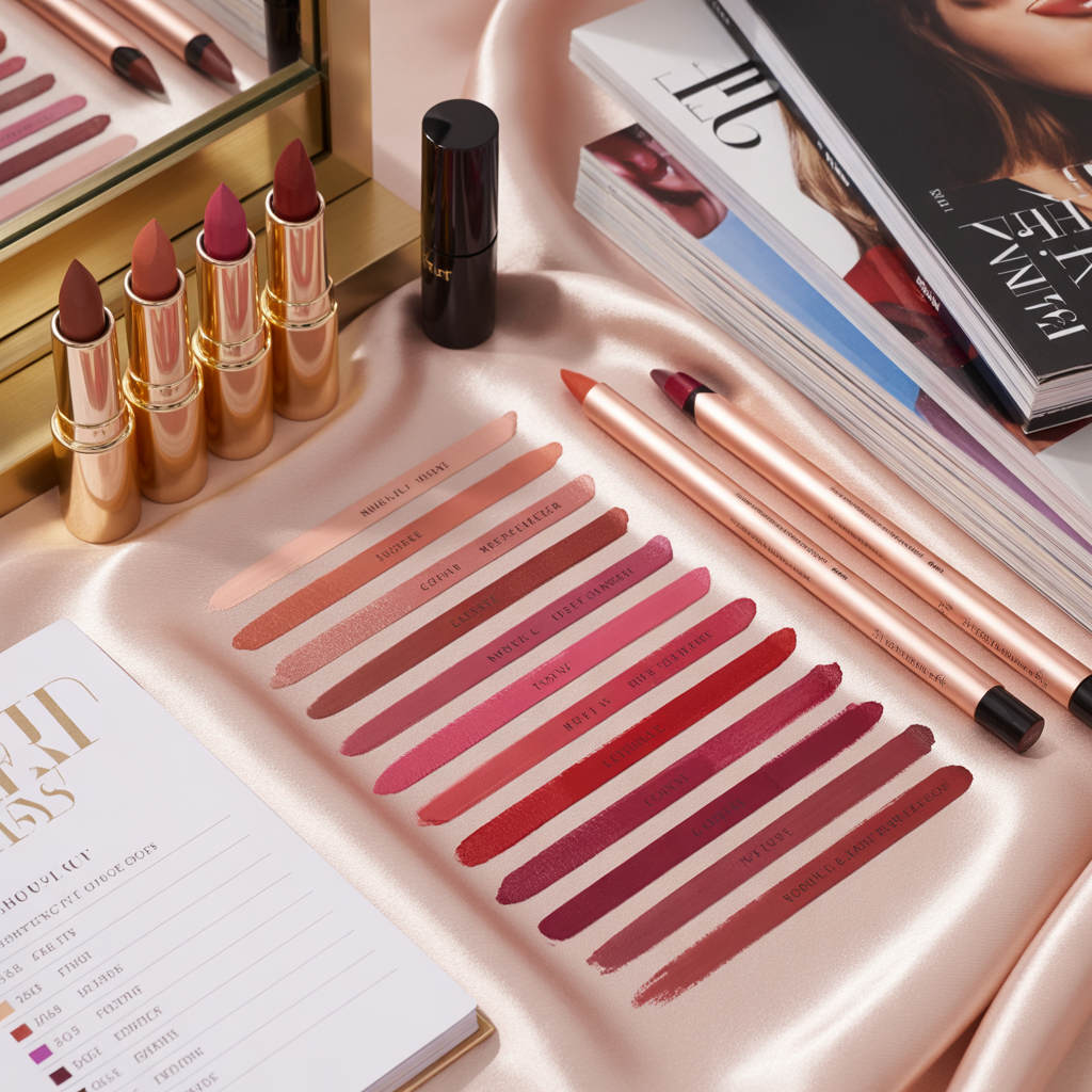 how to match lip liner and lipstick