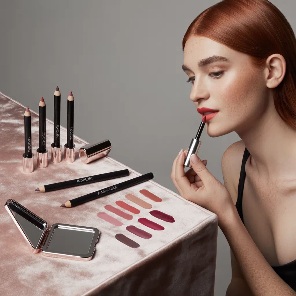 how to match lip liner and lipstick