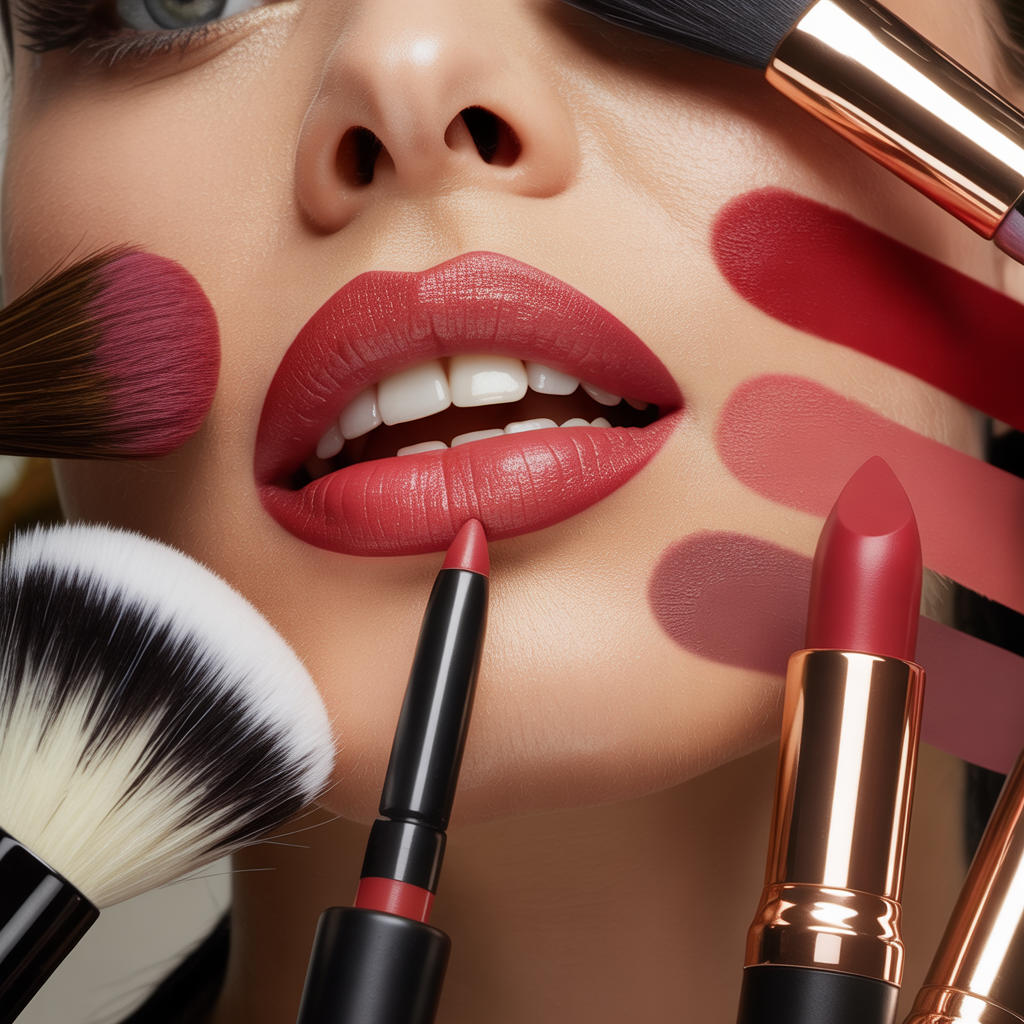how to match lip liner and lipstick