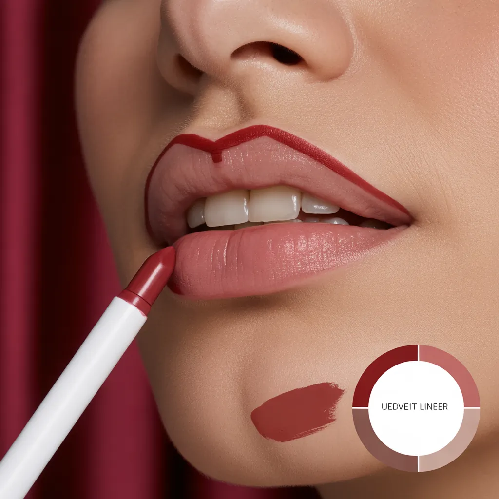 how to match lip liner and lipstick
