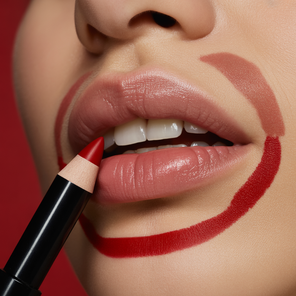 how to match lip liner and lipstick