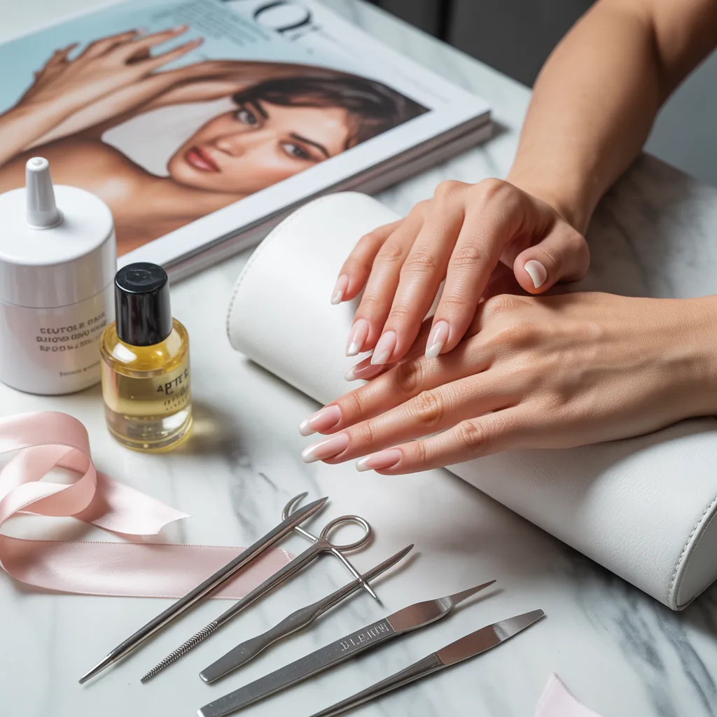 how to prep nails for acrylics