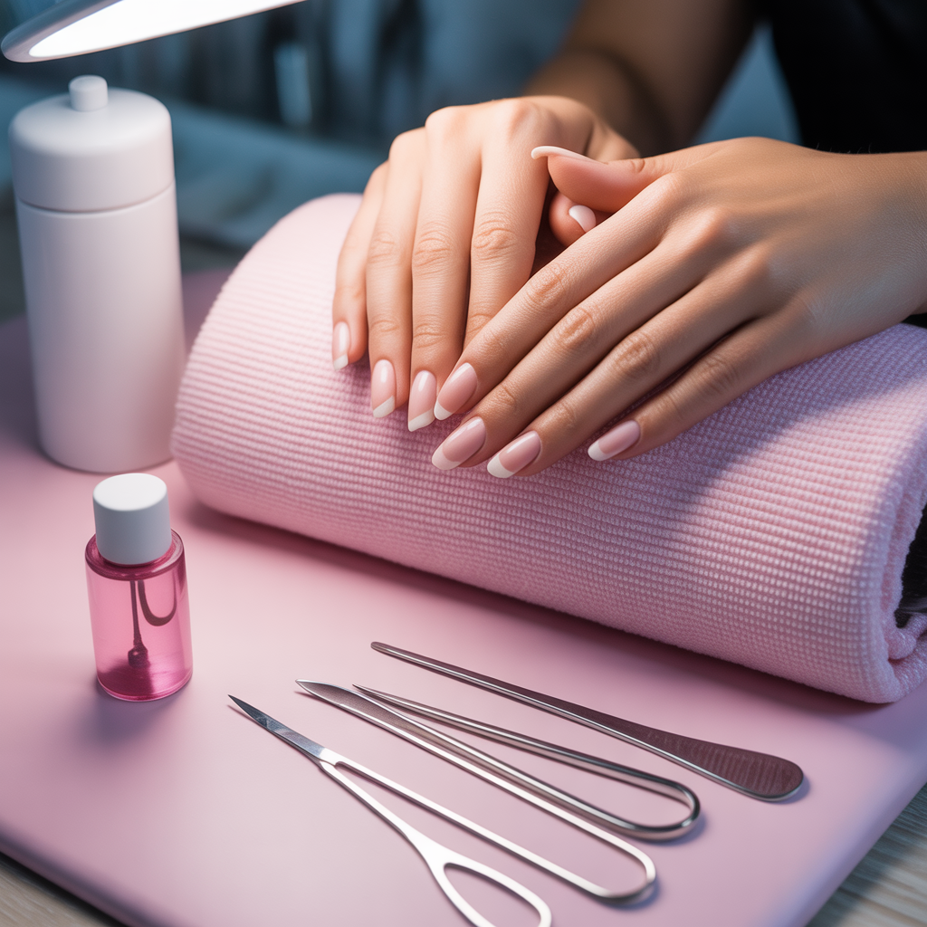 how to prep nails for acrylics