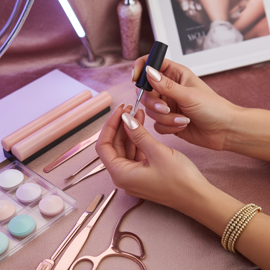 how to prep nails for acrylics