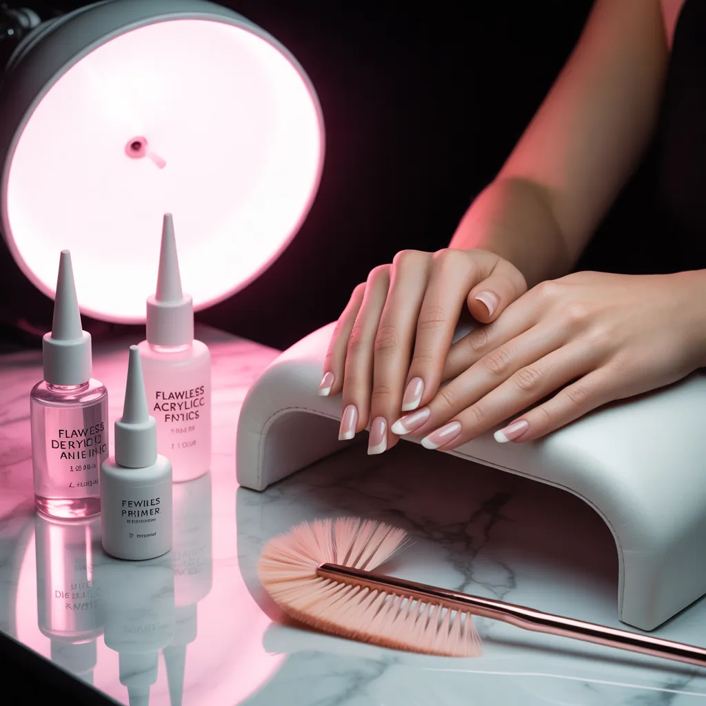 how to prep nails for acrylics