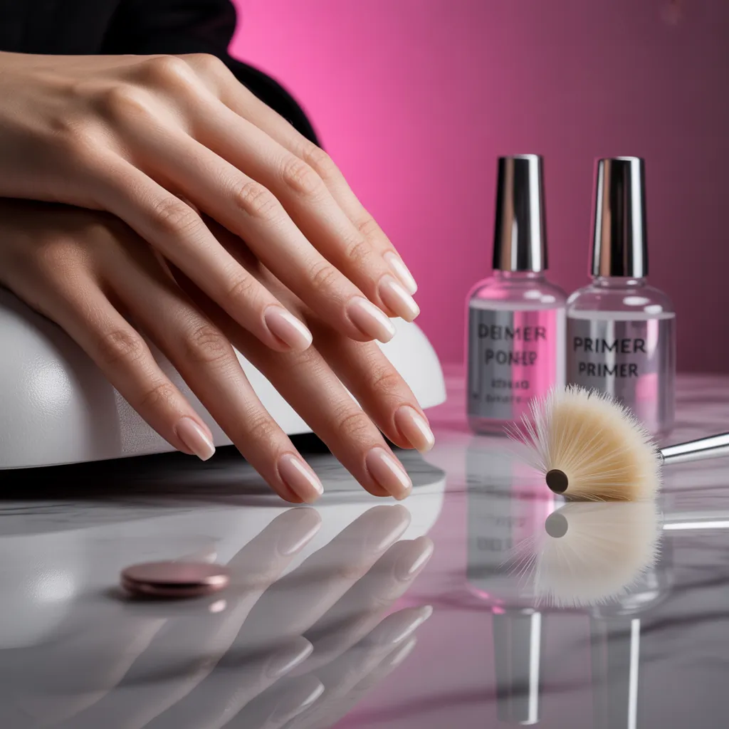 how to prep nails for acrylics