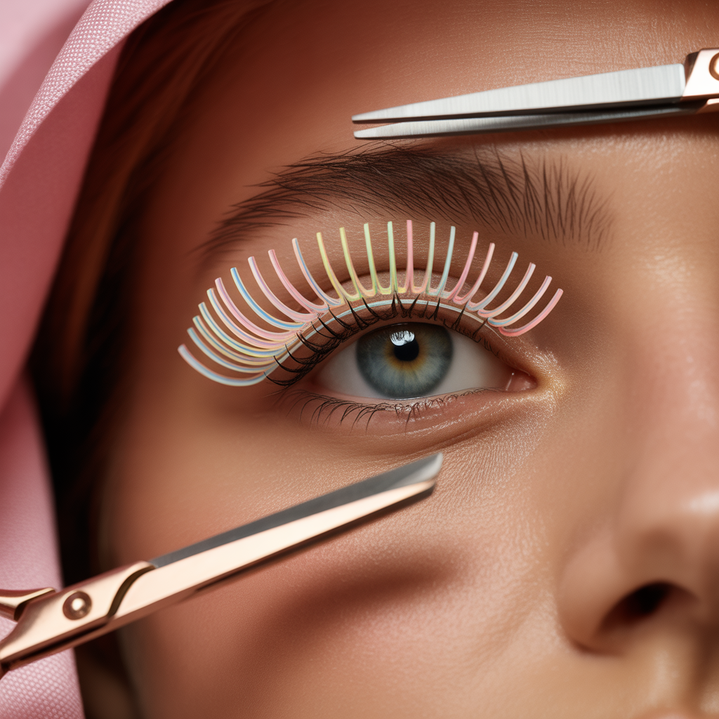 how to shorten eyelashes