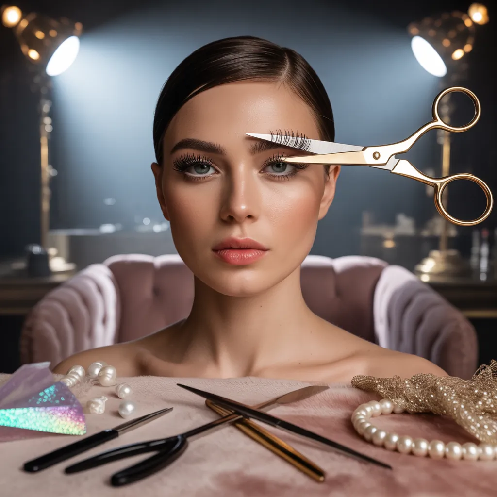 how to shorten eyelashes