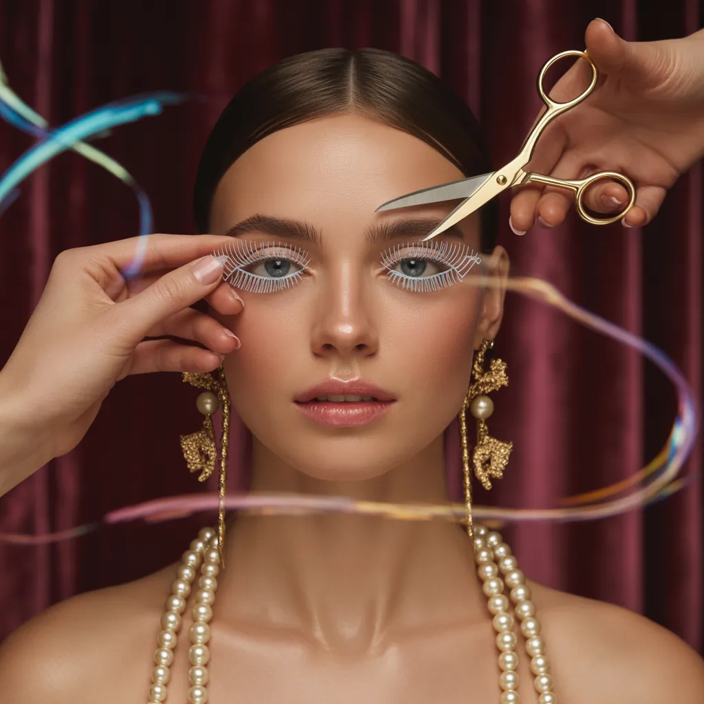 how to shorten eyelashes