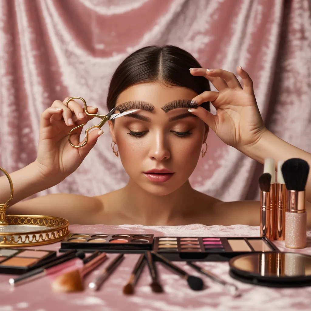 how to shorten eyelashes