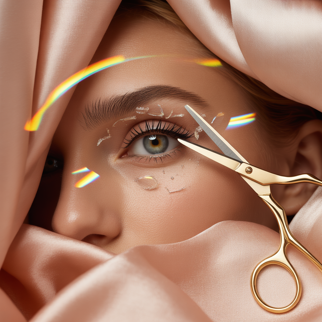 how to shorten eyelashes