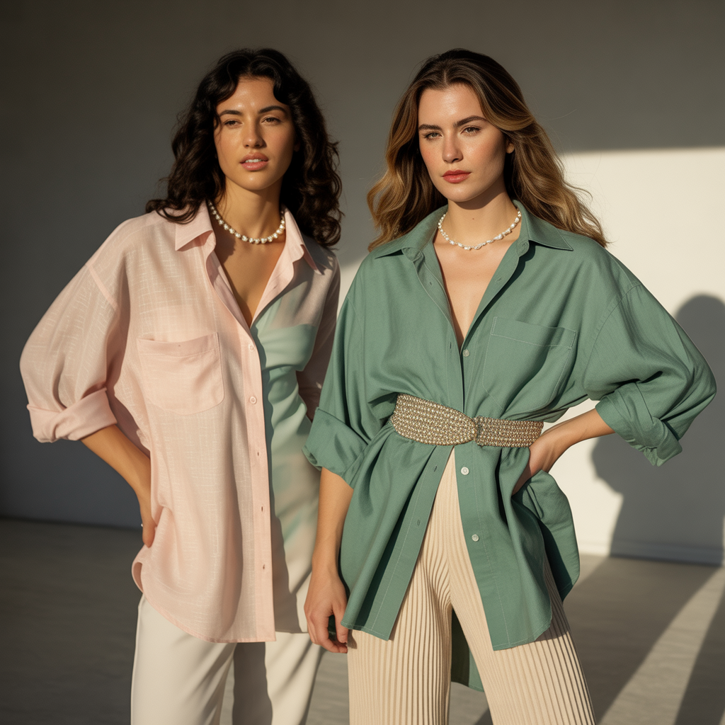 how to style an oversized shirt