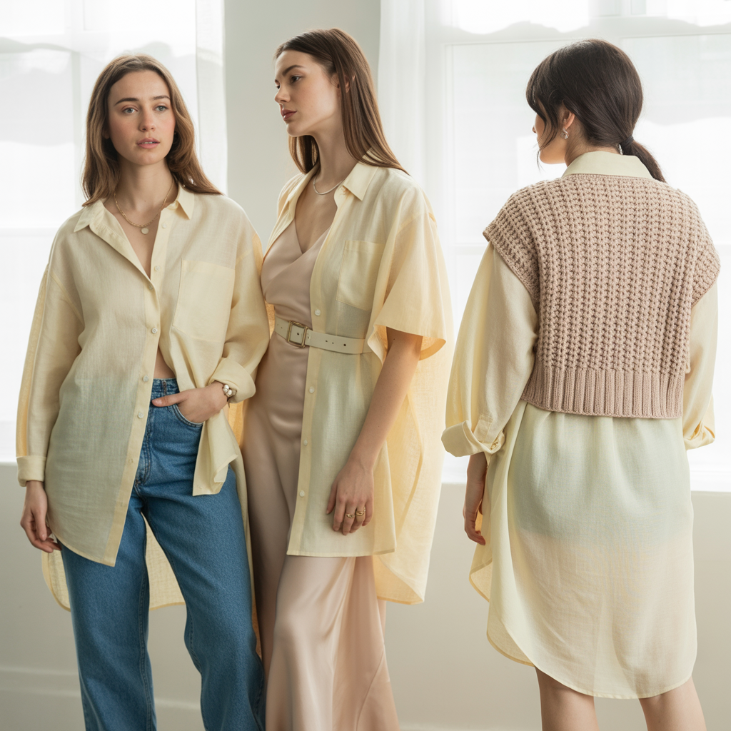 how to style an oversized shirt