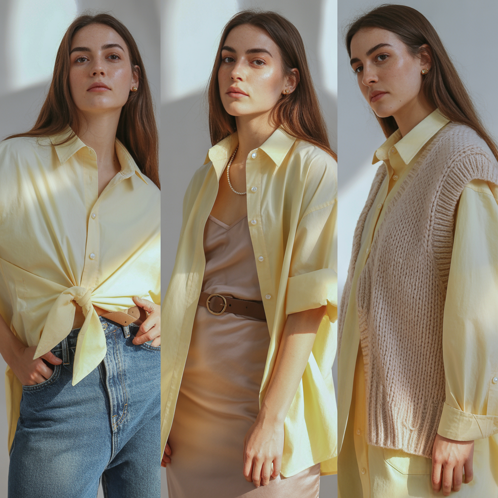 how to style an oversized shirt