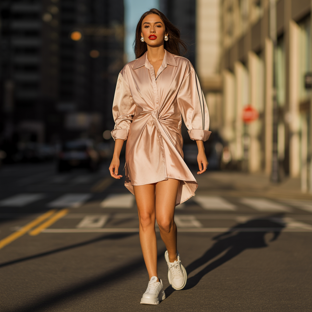 how to style an oversized shirt