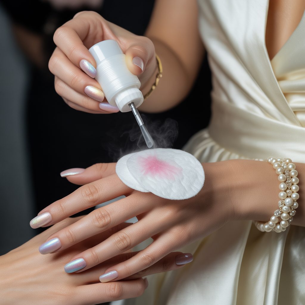 how to take nail glue off skin