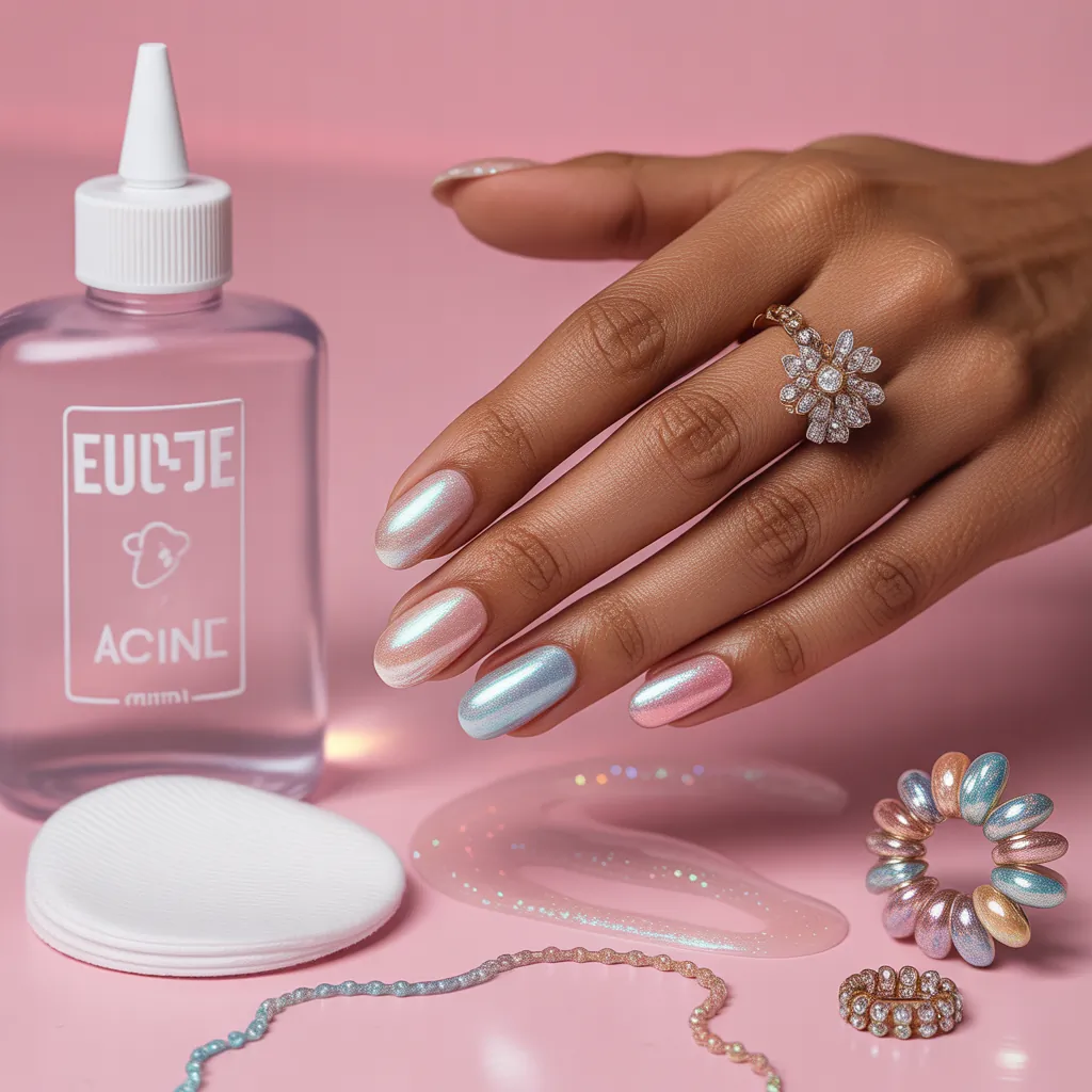 how to take nail glue off skin