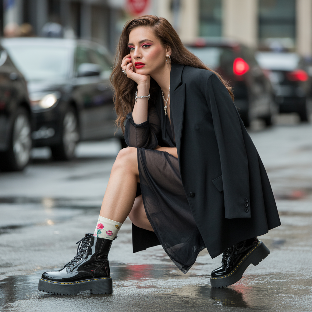 how to wear combat boots