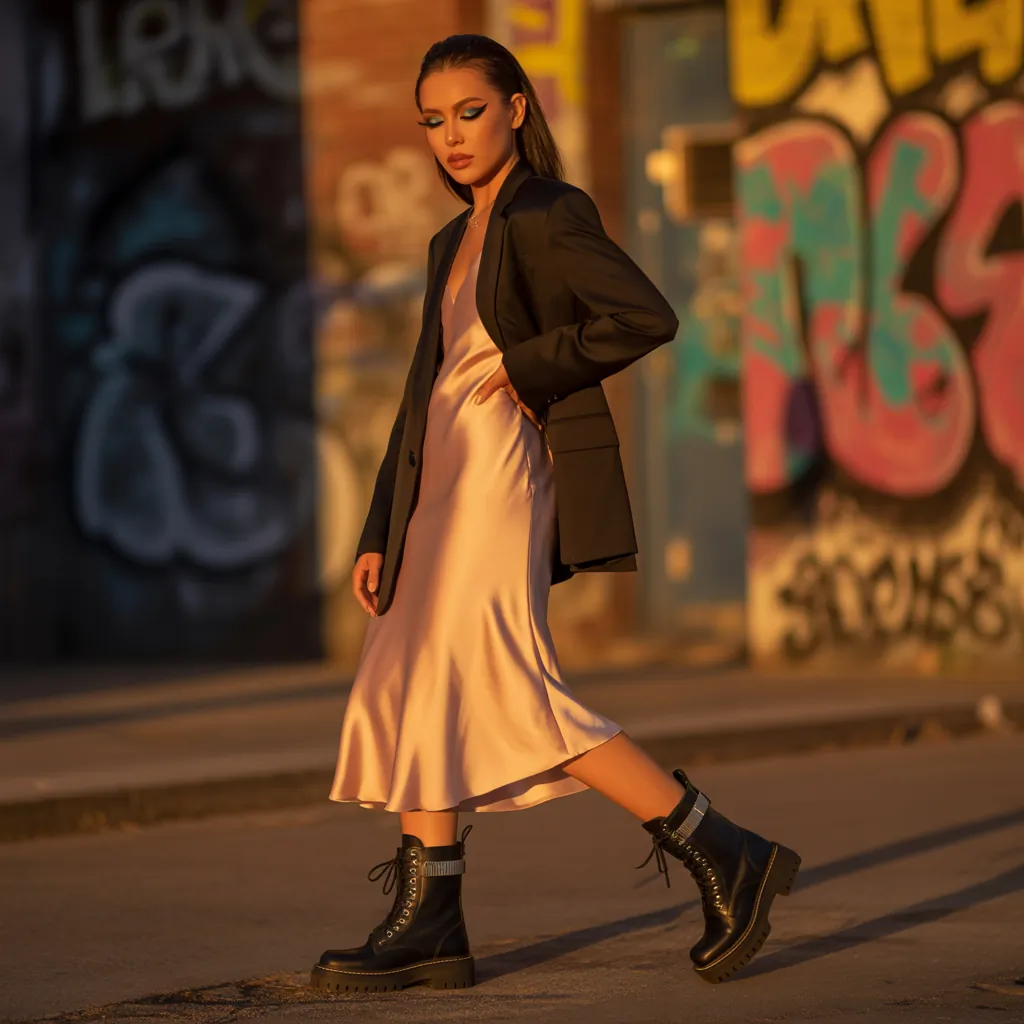 how to wear combat boots