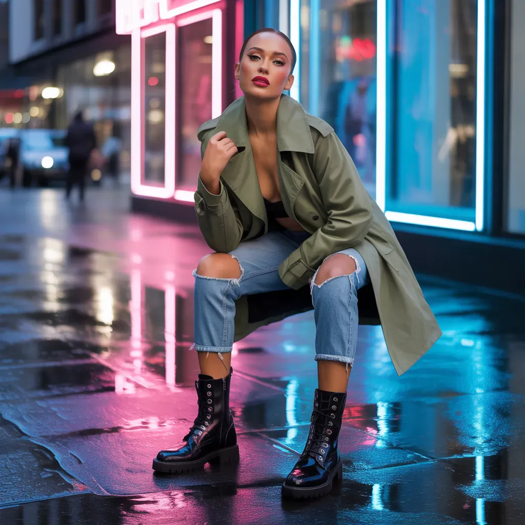 how to wear combat boots