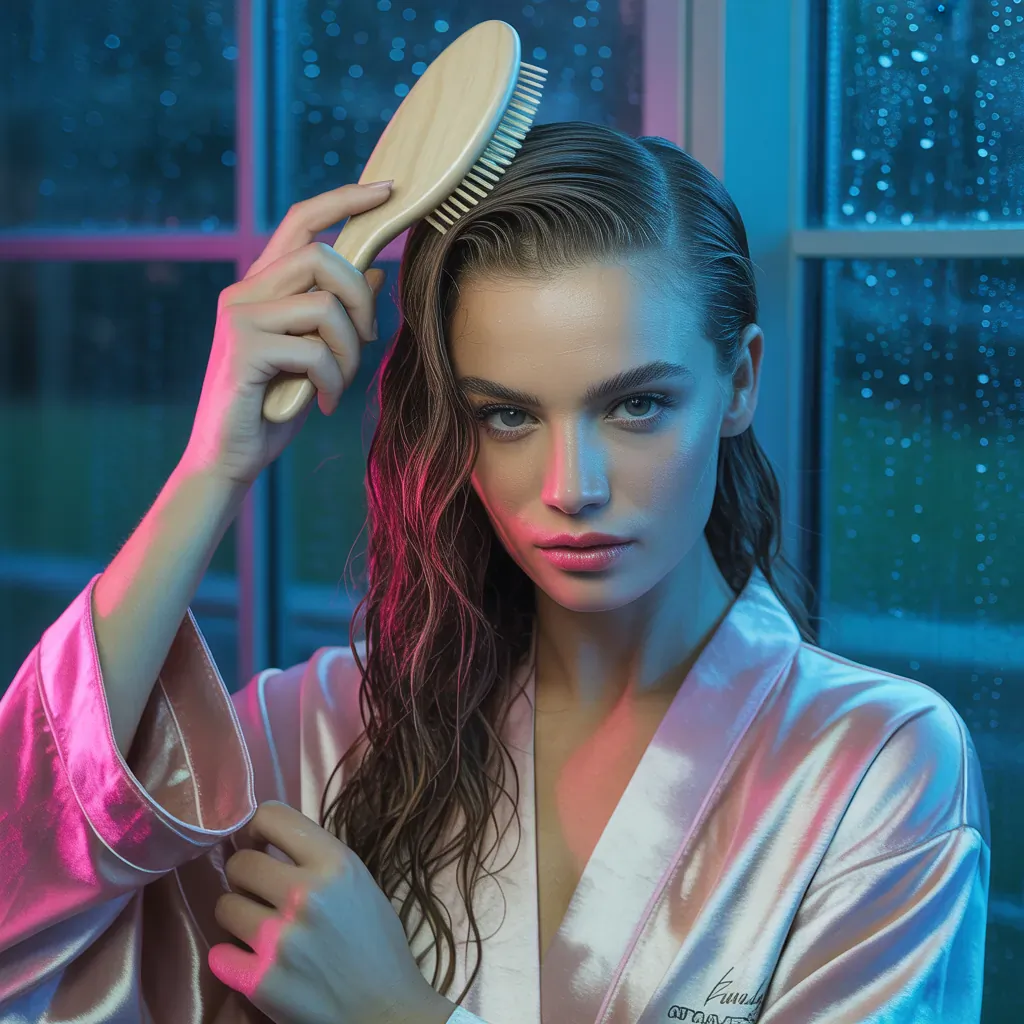 is it bad to brush wet hair