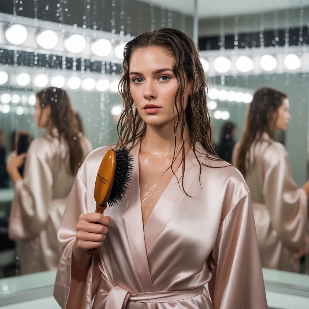 is it bad to brush wet hair