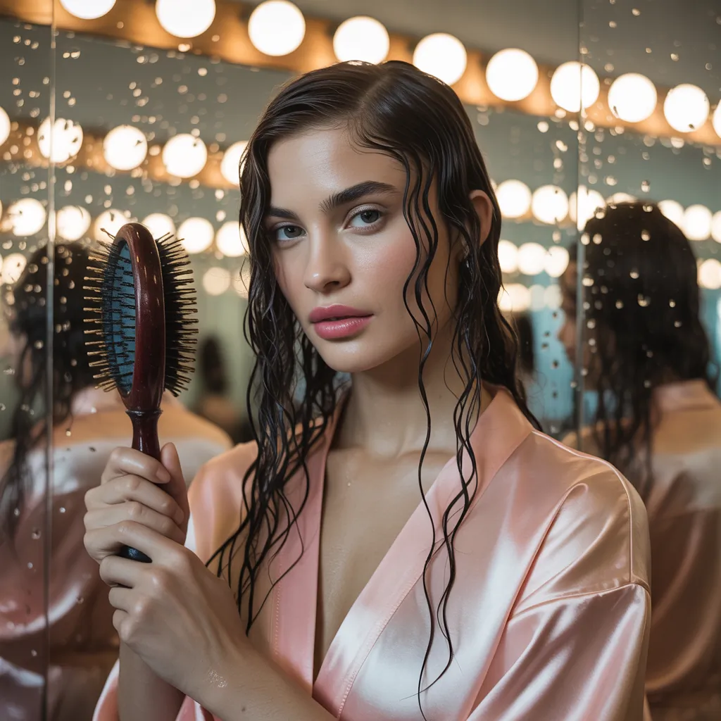 is it bad to brush wet hair