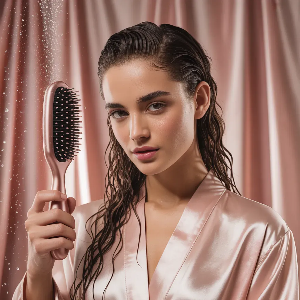 is it bad to brush wet hair