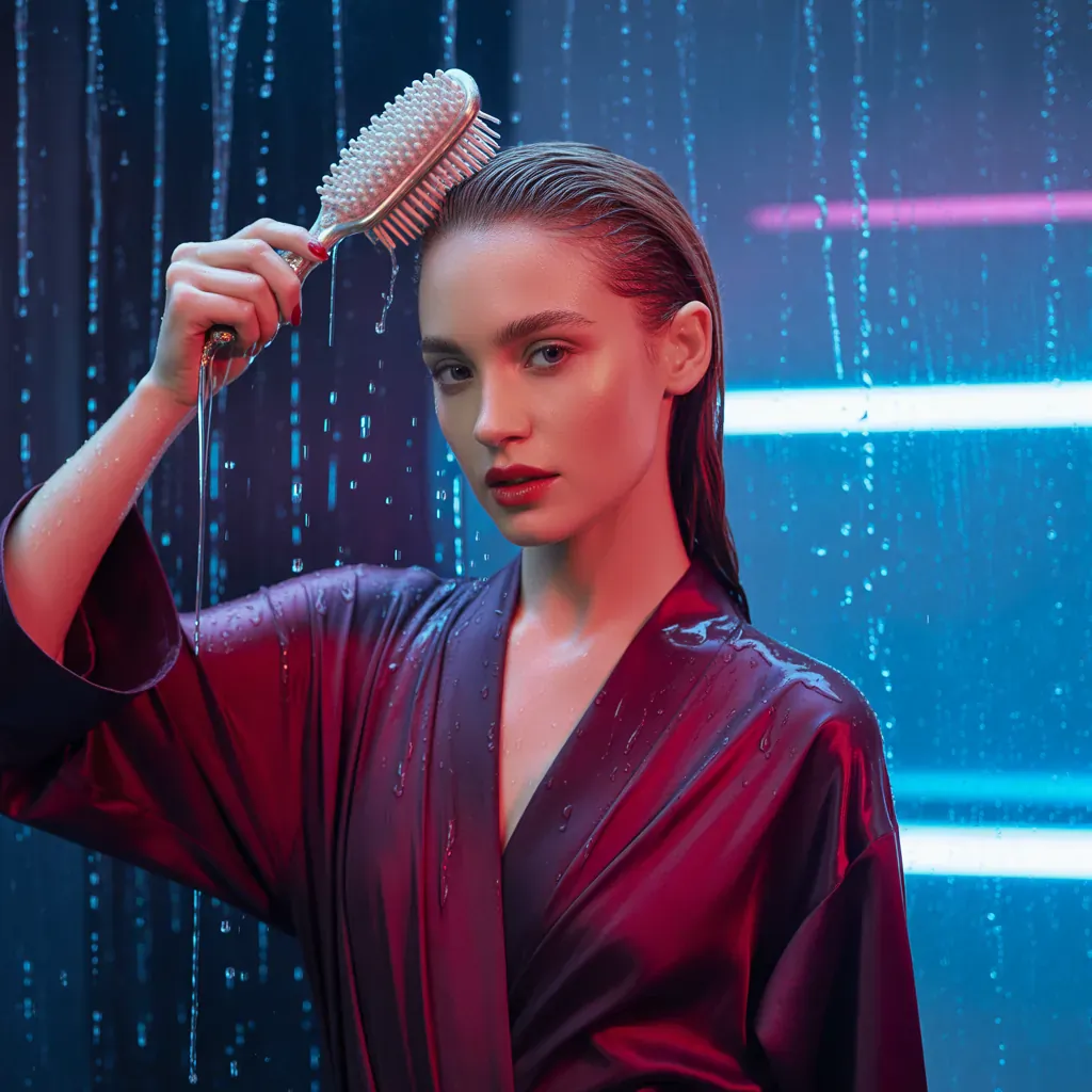 is it bad to brush wet hair