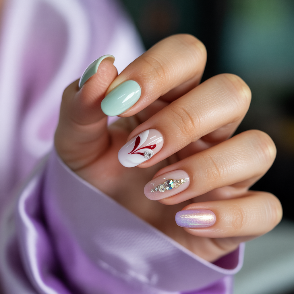 korean nails