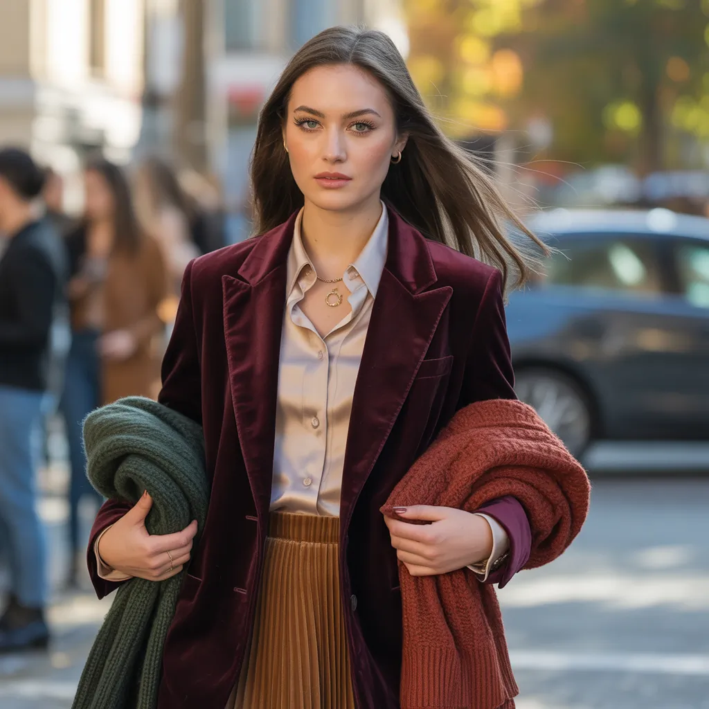 layered fall fashion outfits