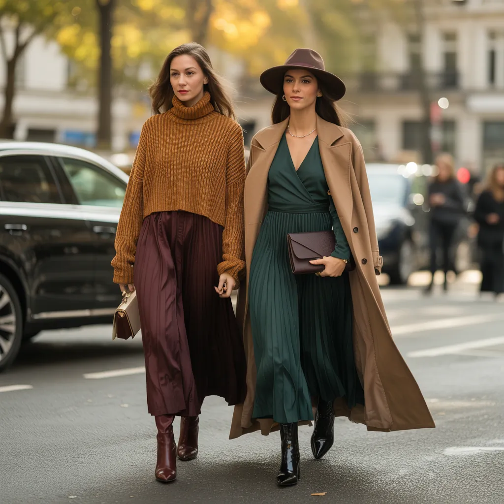 layered fall fashion outfits