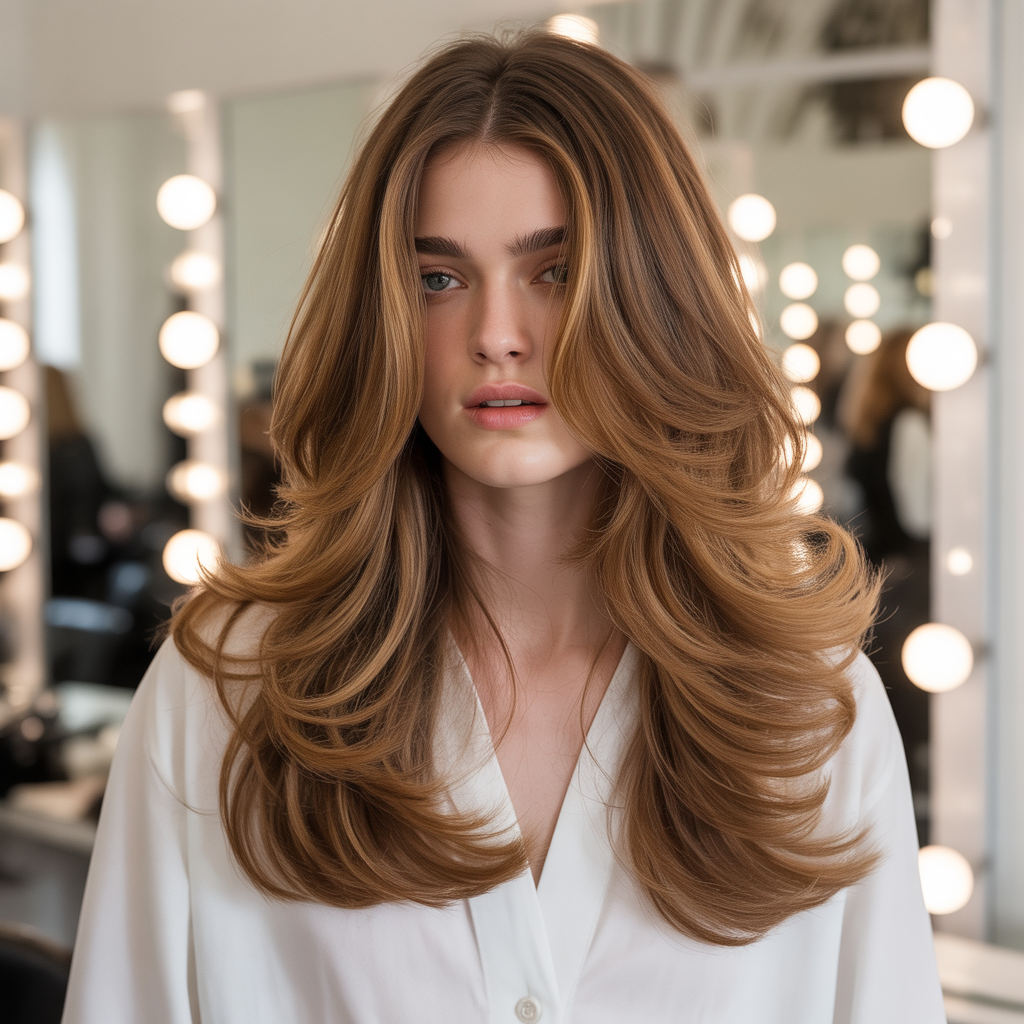 layered hairstyles for long hair