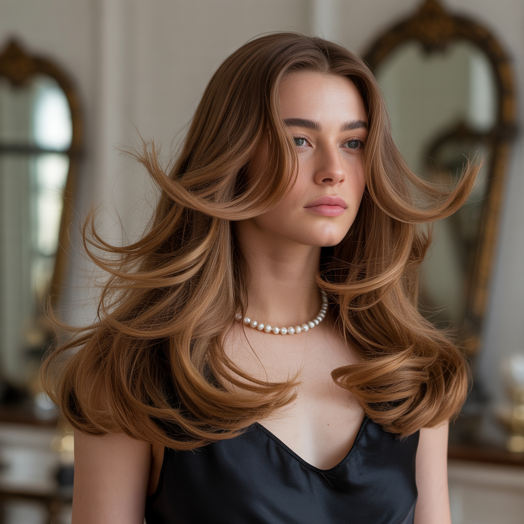 layered hairstyles for long hair