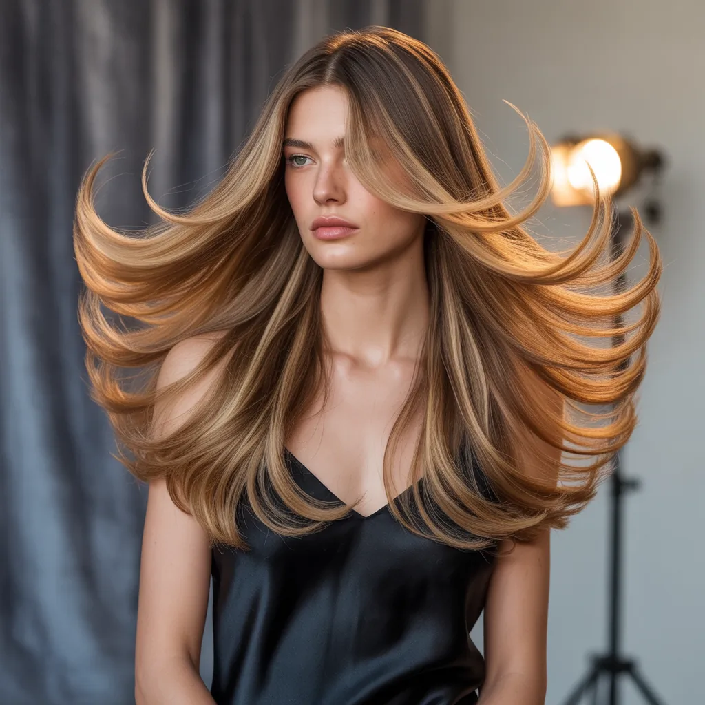 layered hairstyles for long hair