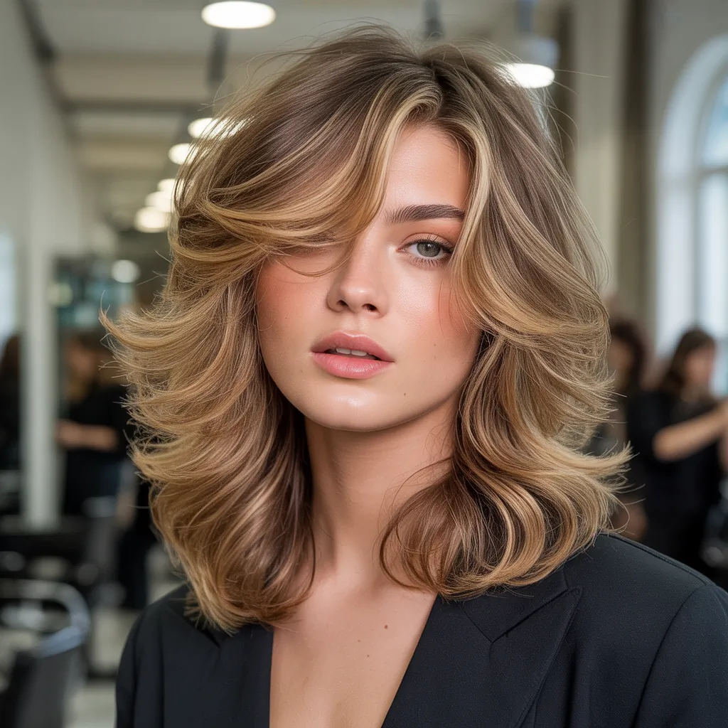 layered hairstyles for thick hair