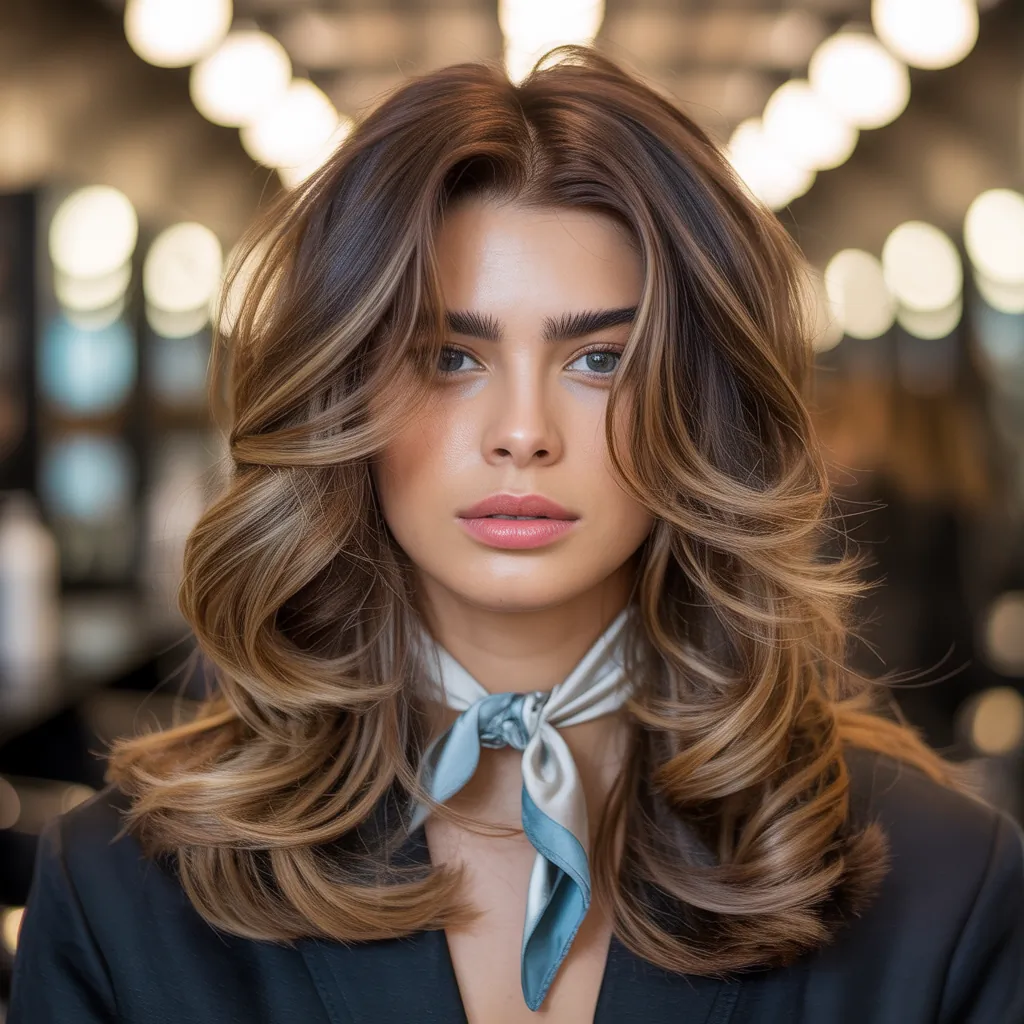 layered hairstyles for thick hair