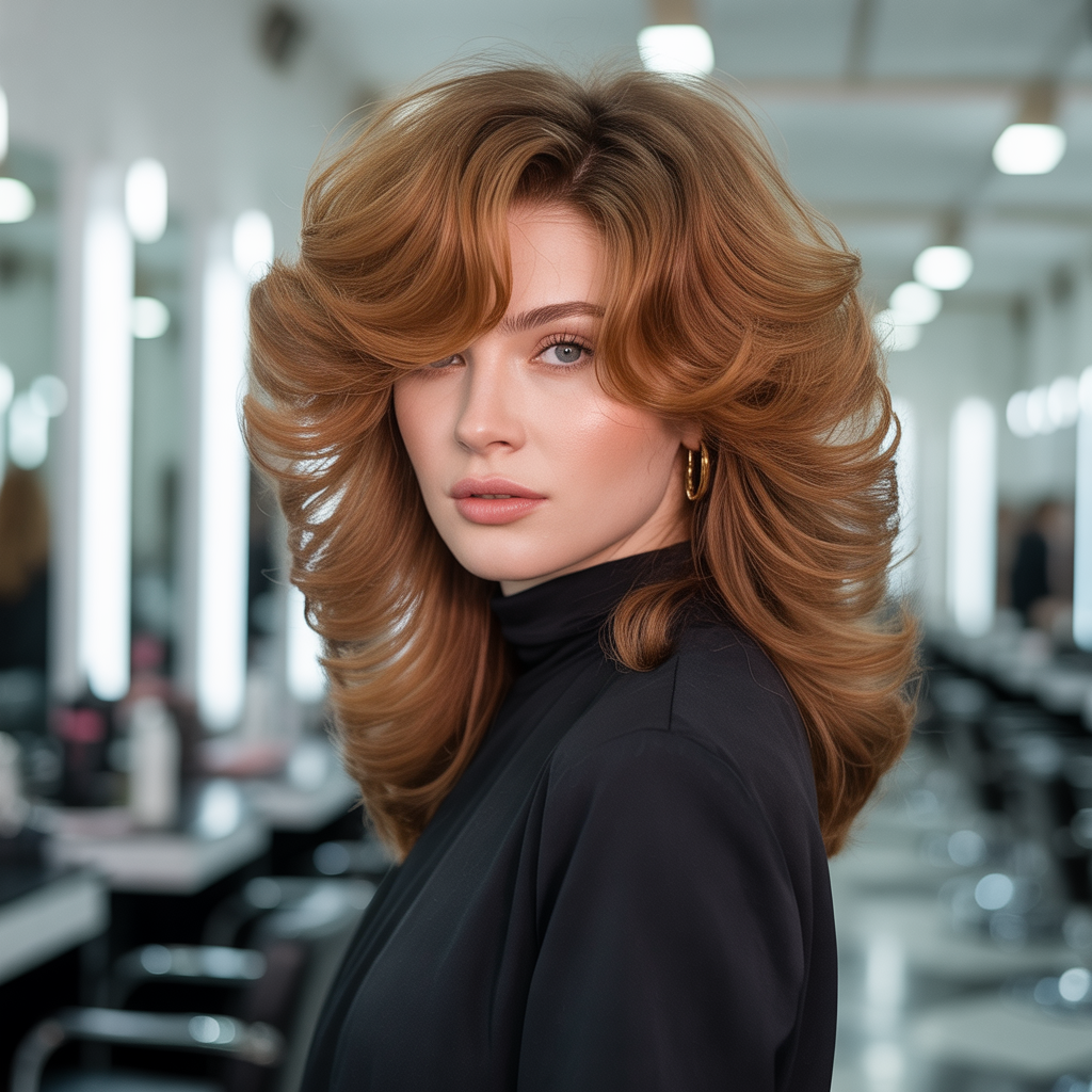 layered hairstyles for thick hair