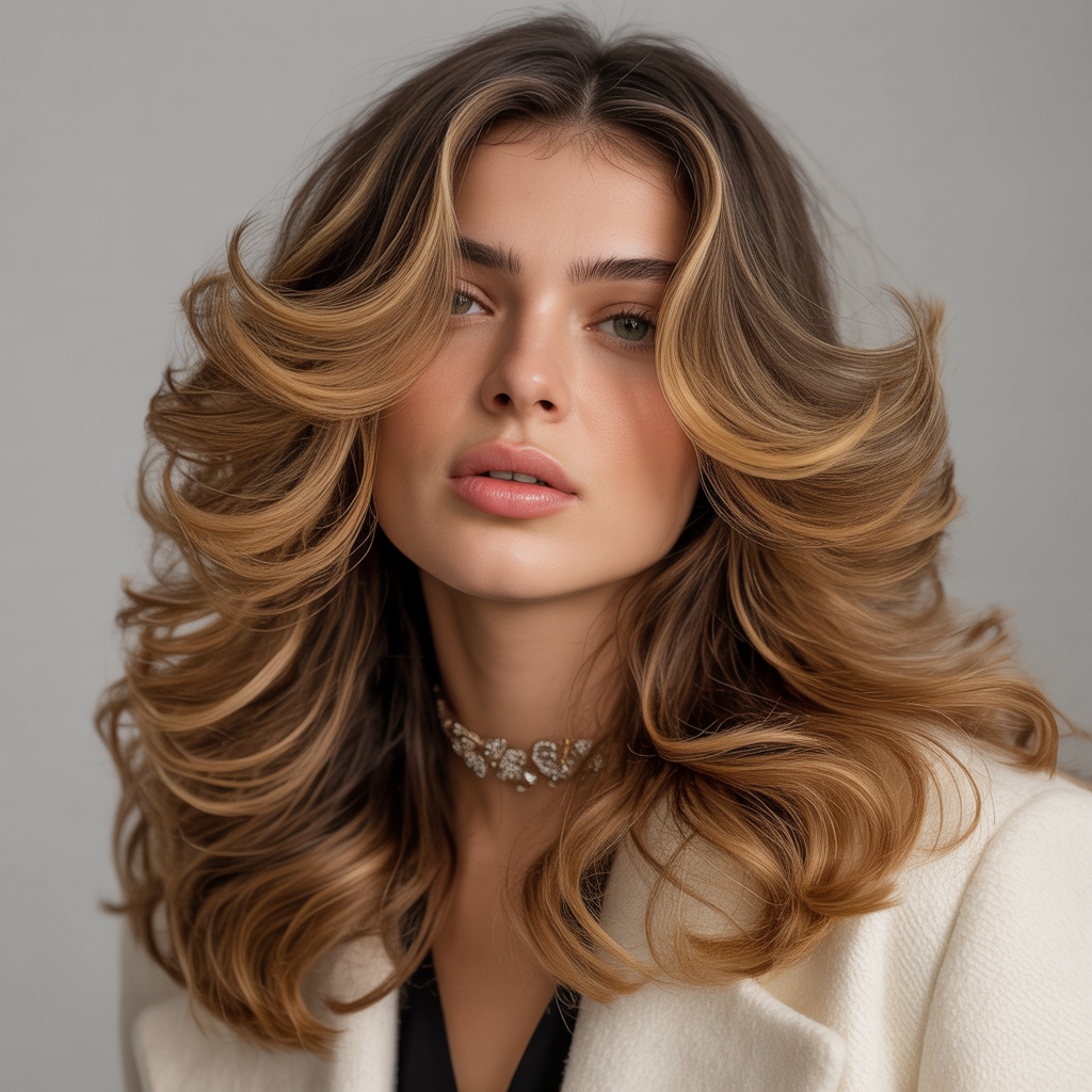 layered hairstyles for thick hair