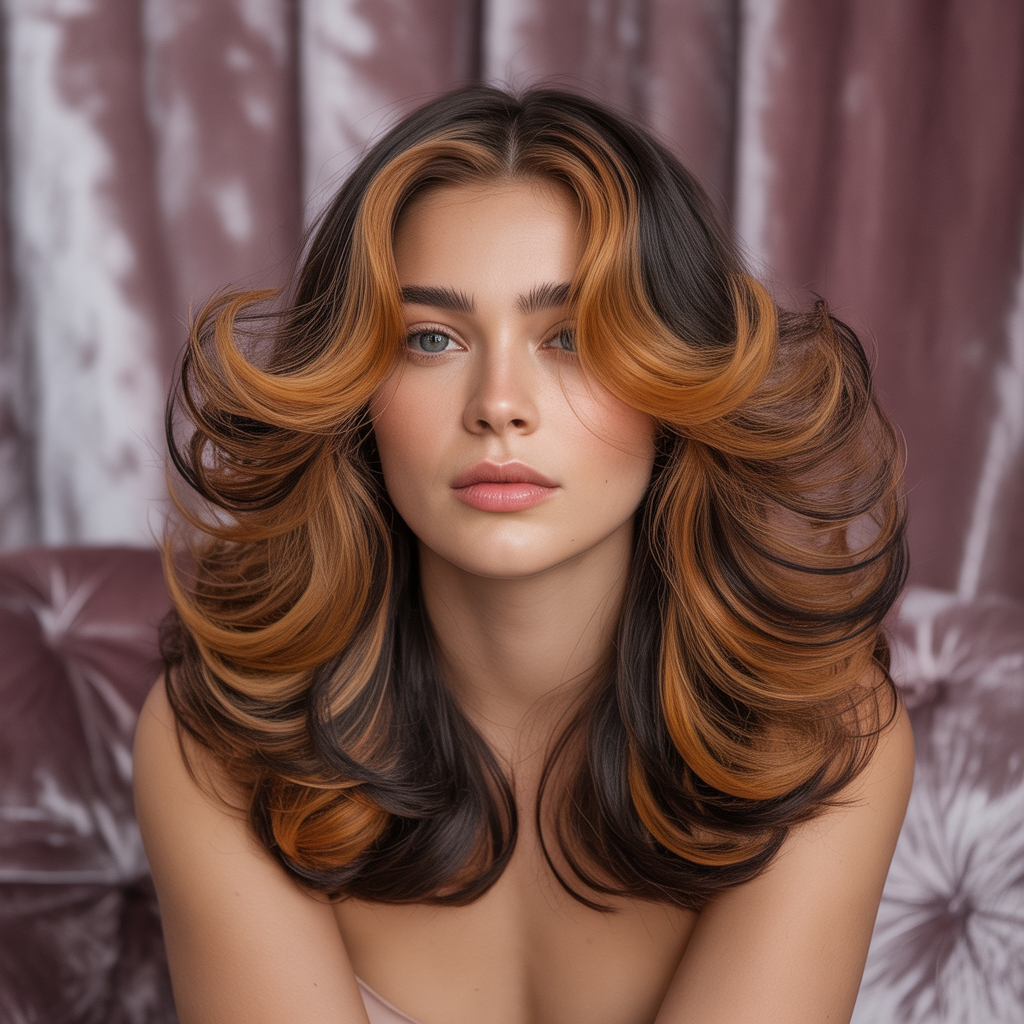 layered hairstyles for thick hair