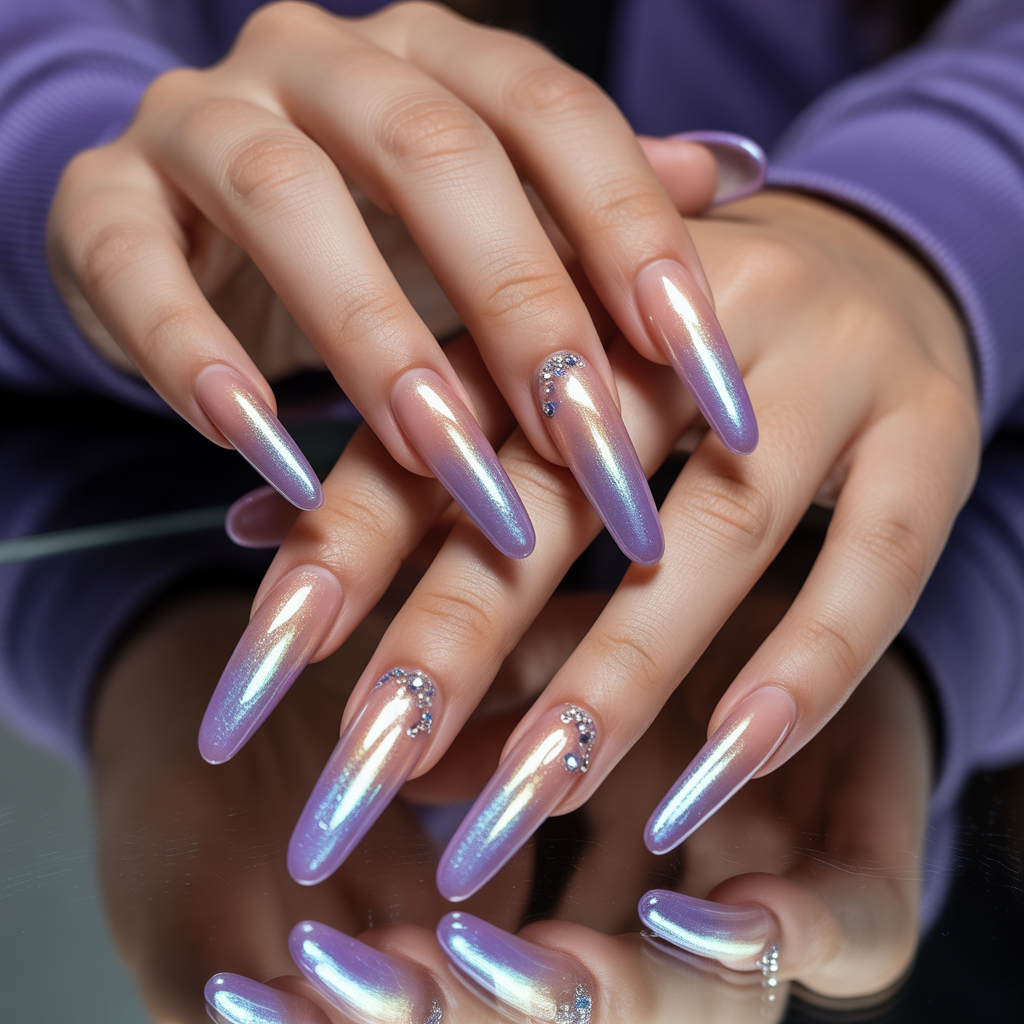 long acrylic nails