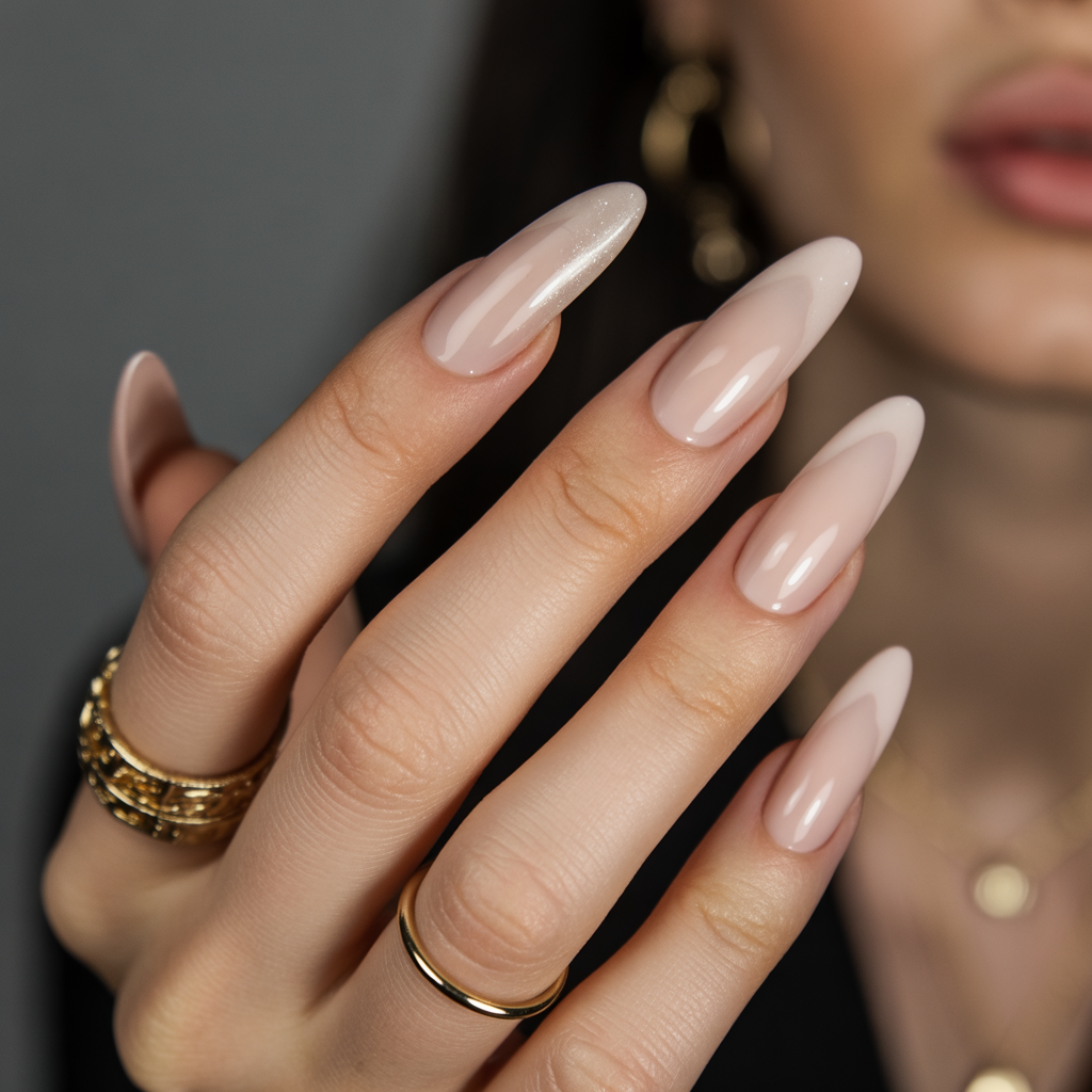 long nude nails