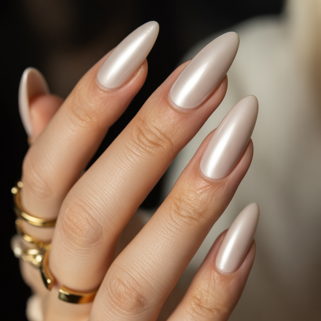 long nude nails