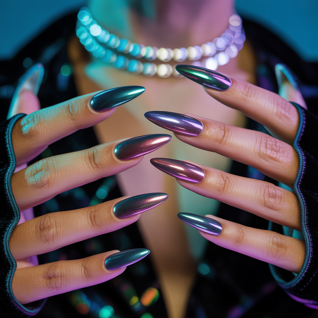 long stiletto nails