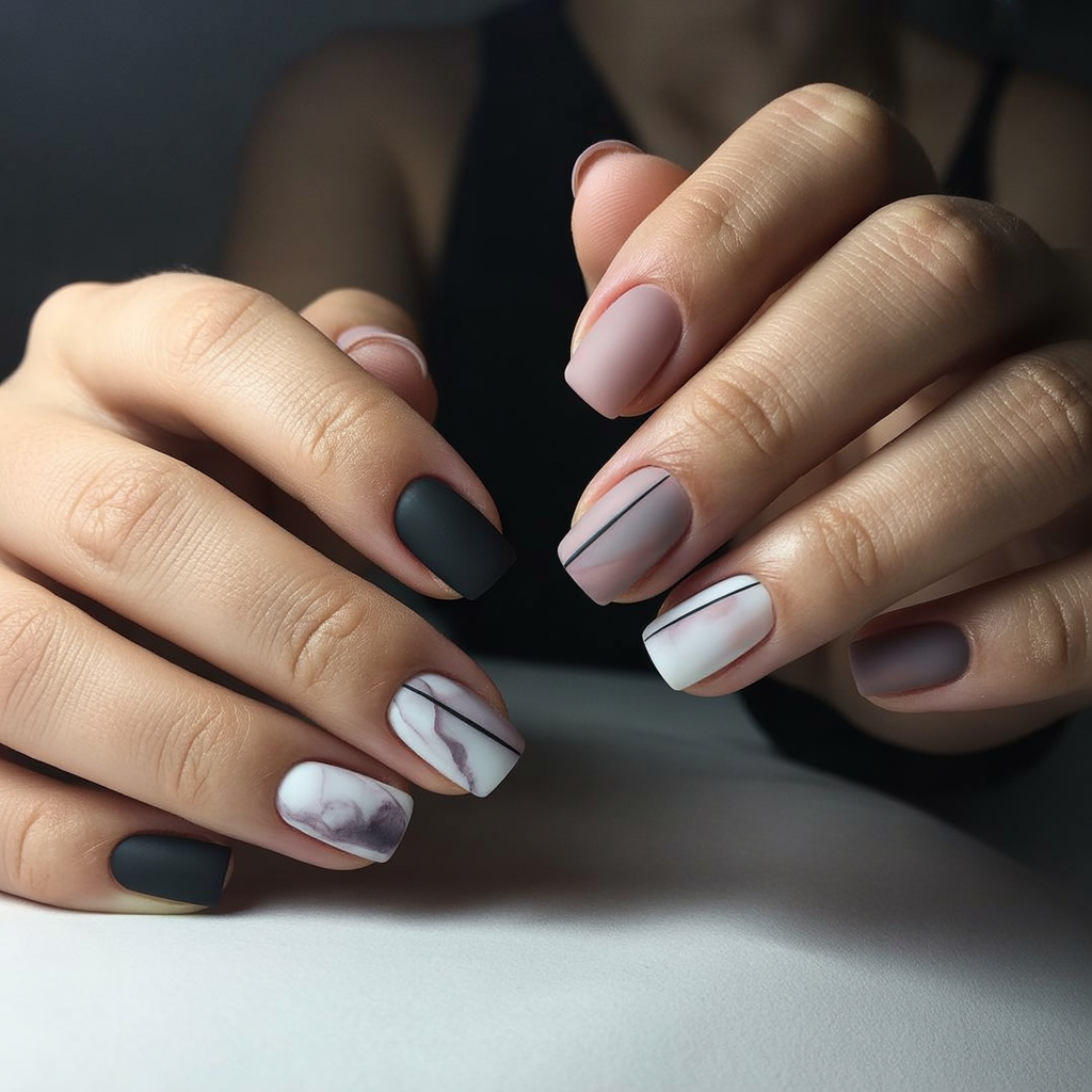 matte nail designs