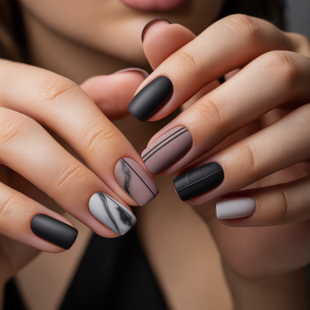 matte nail designs