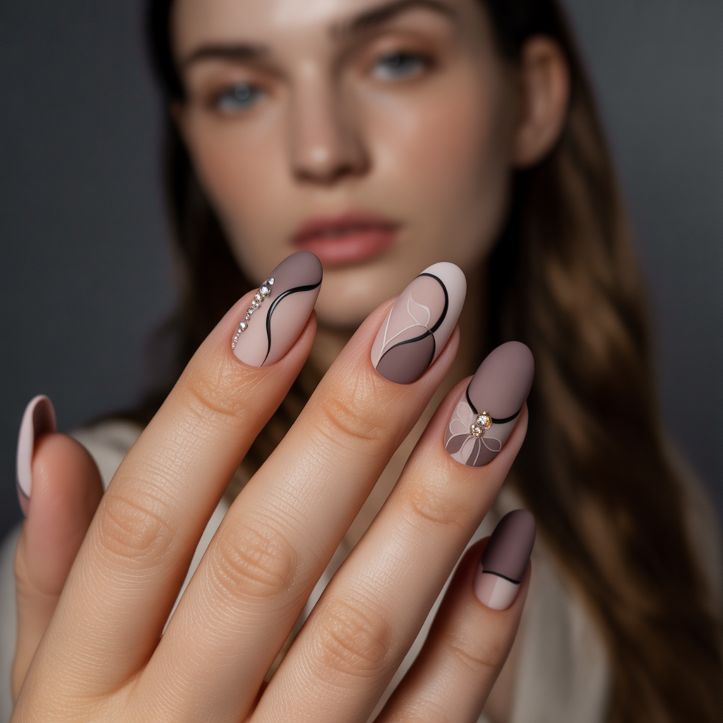 matte nail designs