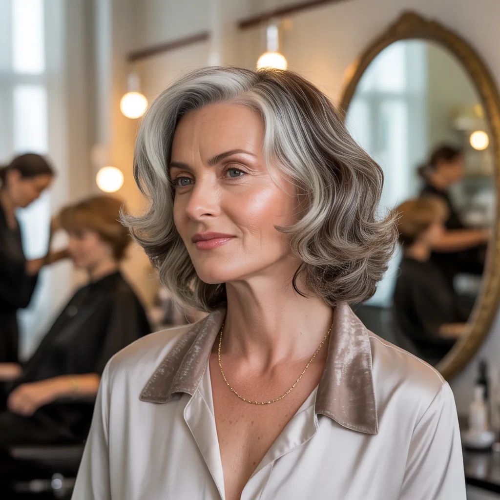 medium length cuts for women over 50