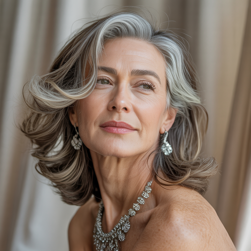medium length cuts for women over 50