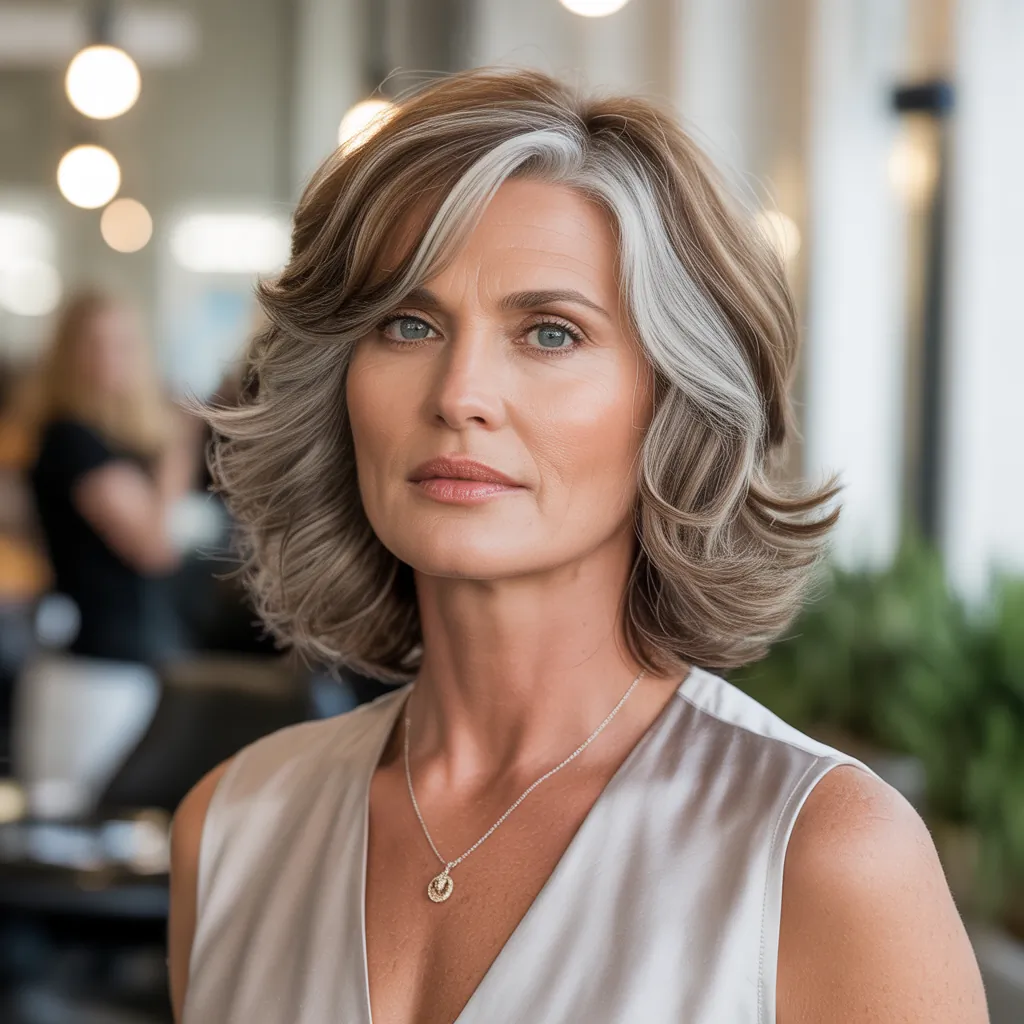 medium length cuts for women over 50